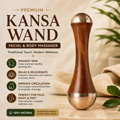 Premium Ayurvedic Kansa Massager - Natural & Chemical Free