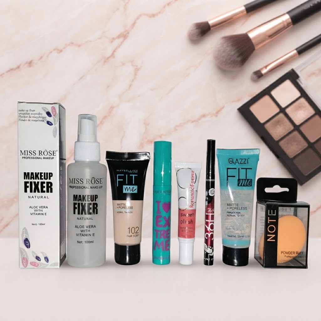 7-in-1 Student Makeup Deal – All-in-One Beginner Cosmetic & Beauty Gift Set