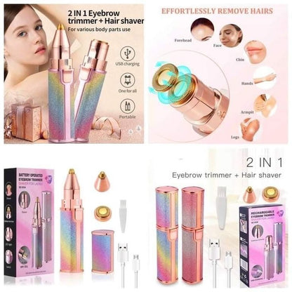 Portable Facial Hair Remover - Glitter Design
